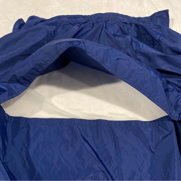 Vintage Eddie Bauer Jacket Mens Size XL Blue Full Zip Waterproof Windbreaker - Picture 7 of 7